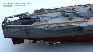 Ijn Yamato Ten Ichi Go Battleship Yamato In Which Is Believed To Be Her Last Configuration Yamato Battleship Battleship Yamato Class Battleship