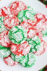 Cookies coloring page coloring home. Christmas Crinkle Cool Whip Cookies With Video Bread Booze Bacon