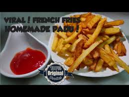 Untuk mendapatkan kepingan kentang yang nipis dan rangup apabila digoreng, kupaskan kentang dan kemudiannya guna pisau pengupas buah untuk mendapatkan. Viral Resepi Kentang Goreng Homemade Sedap Rangup Perisa Sweet N Spicy Homemade French Fries Youtube