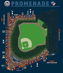 Citi Field Fan Map Promenade New York Mets