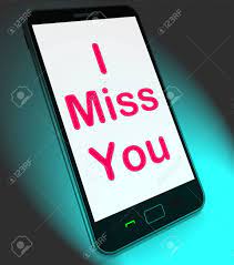 I Miss You On Mobile Meaning Sad Longing Relationship Banco De Imagens Royalty Free Ilustracoes Imagens E Banco De Imagens Image 29056911