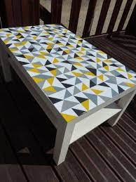 Table basse avec carrelage table de salon customiser table. Relooker Une Table Basse Relooker Meubles