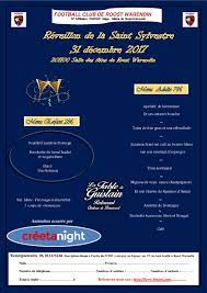 Actualite Reveillon De La Saint Club Football Football Club Roost Warendin Footeo