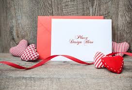 Valentine S Day Card Mockup Mockupworld Invitation Mockup Cards Valentines Cards