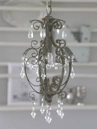Chic Antique Hängelampe Grau 1armig Vintage Shabby Look
