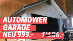 Mahroboter Garage Robotic Lawn Mower Garage Robohut Twitter