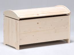 Coffre A Jouets Bois Massif Avec Abattant Anti Pincement Pirate Brut Toy Chest Storage Storage Chest