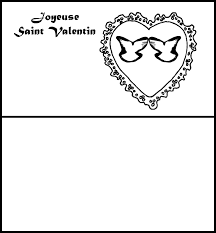 Une portion de douceur, une. Esprit Saint Valentin Carte A Imprimer Gratuite Colombes Noir Et Blanc