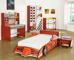 The Little Devils Direct Racing Car Bedroom Set Is Great For F1 Mad Kids With Active Imaginations Prices From Cars Bedroom Set Car Themed Bedrooms Furniture