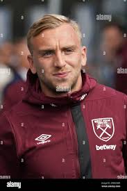 West Ham United's Jarrod Bowen arrives at the ground ahead of the Premier  League match at the AMEX, Brighton and Hove. Picture date: Saturday August  26, 2023 Stock Photo