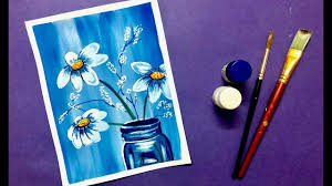 Beautiful Flower Painting With Poster