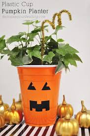 Some are reusable while others are intended for a single use followed by recycling or disposal. Plastic Cup Pumpkin Planter