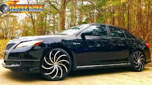 Wheel alignment angles explained camber is one of the three basic alignment angles in a vehicle (together with toe and caster). Rimtyme Custom Wheels Tires 2007 Toyota Camry Sitting On 20 Azara Aza 504