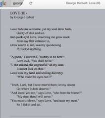 George Herbert Love Iii Old Poetry Poems Poetry Books