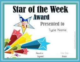 Star Of The Week Printables Customize With Your Photo And
