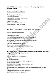 To show another interpretation of your question, ill give you 3 other sentences in which i use the word minute, which can be a noun, a verb, and an adjective. Introduction To Nouns Verbs Adjectives Esl Worksheet By Nataliepride87