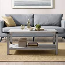 View details add to brochure. Magnolia Metal X Frame Stone Grey Coffee Table By Desert Fields Walmart Com Walmart Com