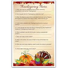 Explore themed options for your group to test everyone's knowledge to get into the halloween or christmas spirit! Amazon Com Thanksgiving Activity Game Trivia 30 Cards Handmade Products