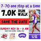 7 to 70 7k Run event image