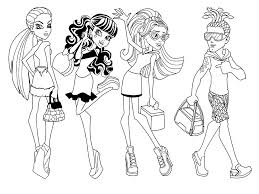 Monster High Para Colorear