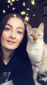 Missing black and white cat with red collar