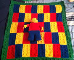 I am so happy with the way it turned out! Lego Crochet Blanket Boy Crochet Lego Crochet Blanket Patterns