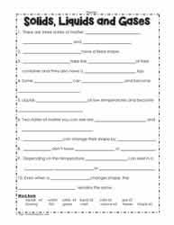 Science 8 states of matter worksheet States Of Matter Worksheets