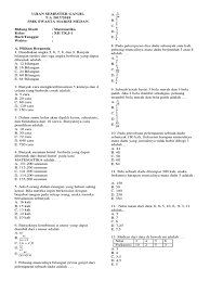 Materi matematika,,, karena hal ini adalah pembelajaran yang mengajarkan kekuatan dalam berpikir dan perkembangan. Soal Matematika Kelas Xii Tkj1 Ujian Semester Ganjil Smk Marisi Medan