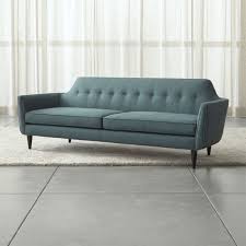 Gia Modern Blue Tufted Sofa Reviews Crate And Barrel Kanepeler Mobilya Mobilya Tasarimi