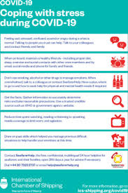 Letter size poster (8.5 x 11). Poster Coping With Stress During Covid 19 Iswan