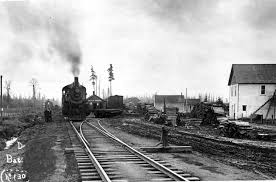 Rail Line Served Battle Ground Near Turn Of Century Historical Pictures Old Washington Local History