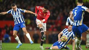 Der manchester united football club gilt mit einem jahresumsatz von fast 680 millionen euro als umsatzstärkster verein der welt. Manchester United 2 0 Brighton Hove Albion Ronaldo Scores As Man Utd Beat Brighton Bbc Sport