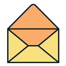 Sobre abierto - Iconos gratis de comunicaciones