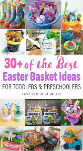 Whether you're shopping for loved ones or ready to go full diy this year, these easter gift ideas have. The Best Easter Basket Ideas For Toddlers Preschoolers Happy Toddler Playtime