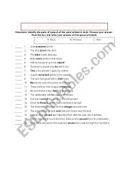 All nouns are either common or proper nouns: Nouns Pronouns And Verbs Esl Worksheet By Lalainee