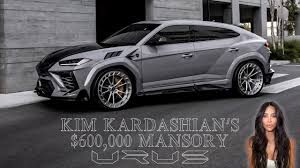 Maybe you would like to learn more about one of these? Kim Kardashian S 1of1 Lamborghini Mansory Widebody Urus World Premiere Of The 600 000 Suv Youtube