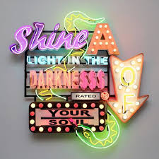 Shine A Light In The Darkness Of Your Soul 2013 Neon Aluminium Acrylic Festoon And Pigmy Bulbs Edition Of 3 1 Ap Dimensio Neon Art Neon Lighting Bracey