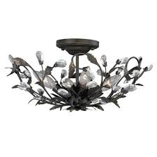 Outdoor ceiling hooks drop lighting menards t bar clips vinyl grid. Patriot Lighting Trellis Architectural Bronze With Gold Accent 4 Light Semi Flush Mount Ceiling Light At Menards