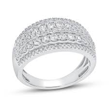 Maybe you would like to learn more about one of these? Diamond Anniversary Band 1 Ct Tw Round Cut 10k White Gold Kay