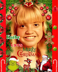 Kathy Coleman (Holly) 1975 Christmas card 🎄