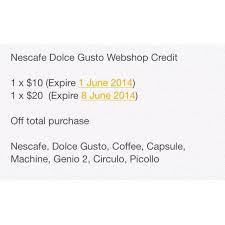 We did not find results for: Nescafe Dolce Gusto Webshop Credit Tickets Vouchers Vouchers On Carousell