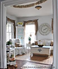 Choose grey and white for dominant colors for cottage living room style. Take A Tour Of My Cottage Style Farmhouse Town Country Living