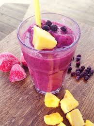 Mango Strawberry And Blueberry Smoothie Recipe Dairy Free Smoothies Smoothie Recipes Healthy Blueberries Smoothie