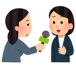 いろいろなインタビューのイラスト | かわいいフリー素材集 いらすとや