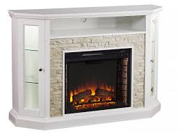 Corner fireplace tv stand would be the best entertainment console for your tiny or giant like living room space. Redden White Convertible Fireplace Media Cabinet Fe9393 Southern Enterprises