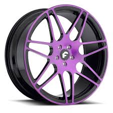Black And Purple Car Rims Purple Rims Wheel Rims Car Wheels Wheel