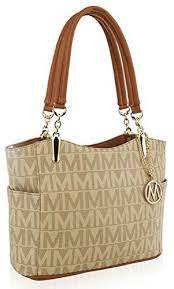 Mia K Collection Shoulder Handbag For Women Vegan Leather Satchel Tote Bag Top Handle Purse L Shoulder Handbags For Women Satchel Tote Bag Shoulder Handbags