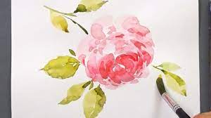 Maybe you would like to learn more about one of these? Lvl4 How To Paint A Flower And Leaves In Watercolor Youtube