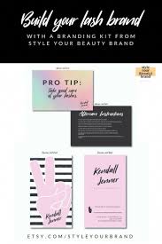 Is Your Lash Extension Business Fading Into The Background Stand Out With A Curated Classy Branding Kit For Your Eye Eyelash Extensions Eyelashes Build Lashes