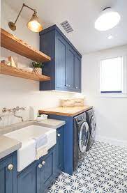 The gray undertones keep this blue from looking too much like a military uniform. Category Laundry Room Design Home Bunch Interior Design Ideas